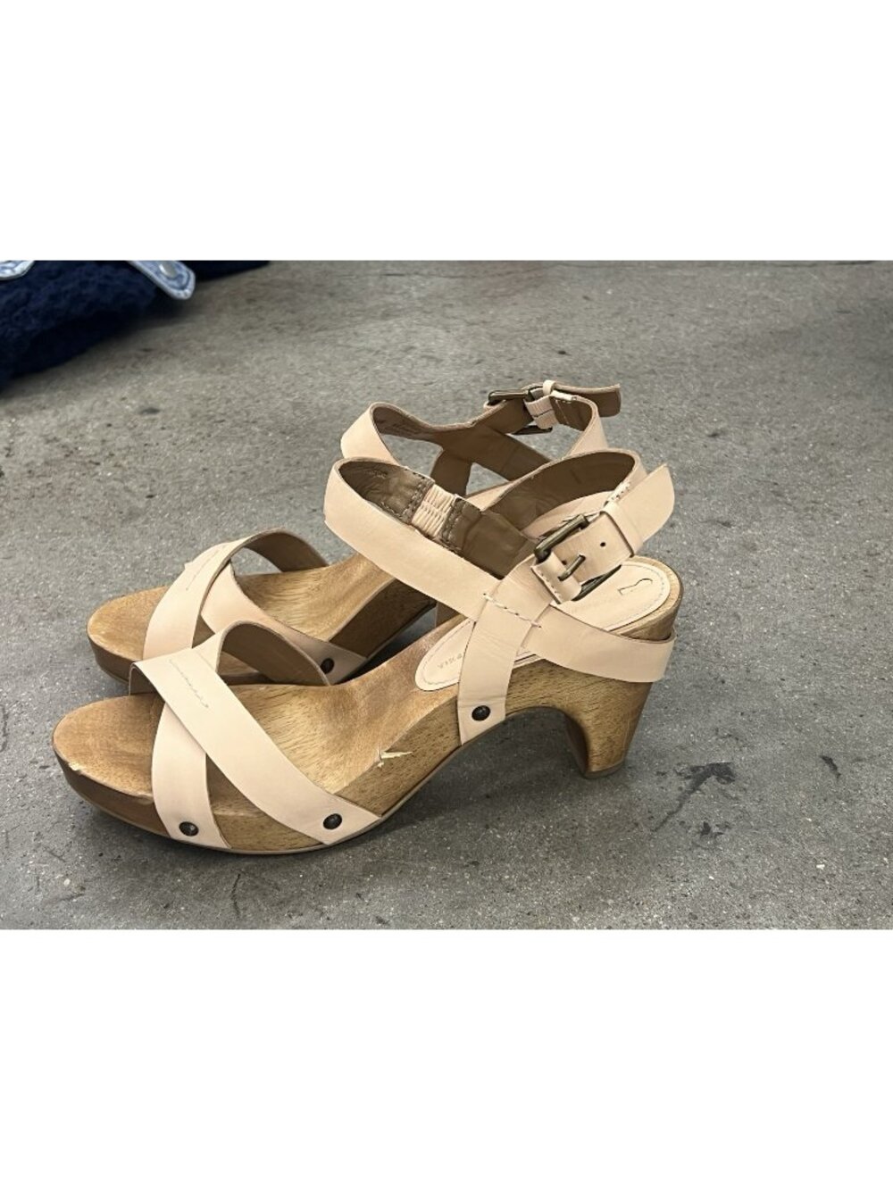 Anthro Schuler And Sons Philadelphia Sandals Clogs Size 7.5B Pink Strappy